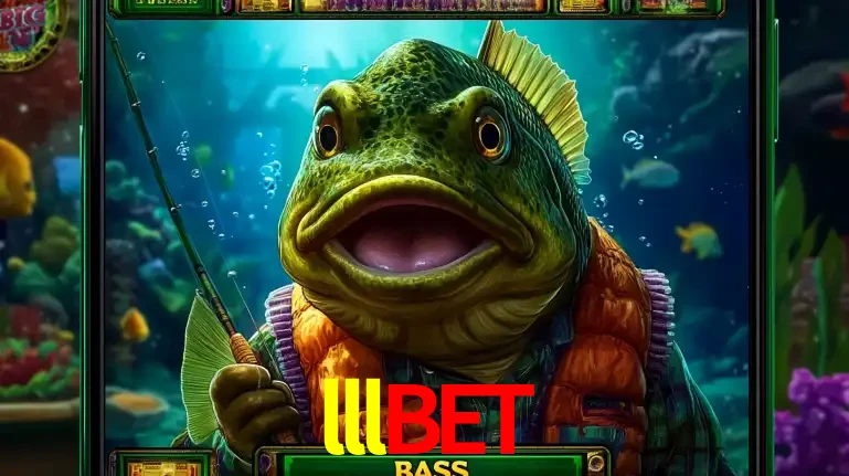 Personagem de peixe pescador do popular jogo de slot com tema de pescaria, uma das emocionantes opções de caça-níqueis para jogar e ganhar no cassino lllbet.